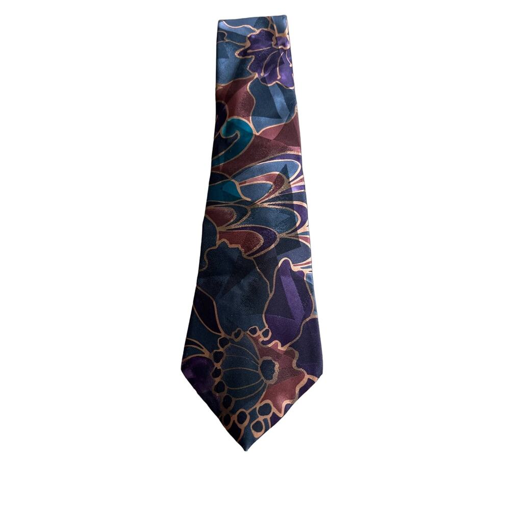 Wembley Starshine Prints silk tie